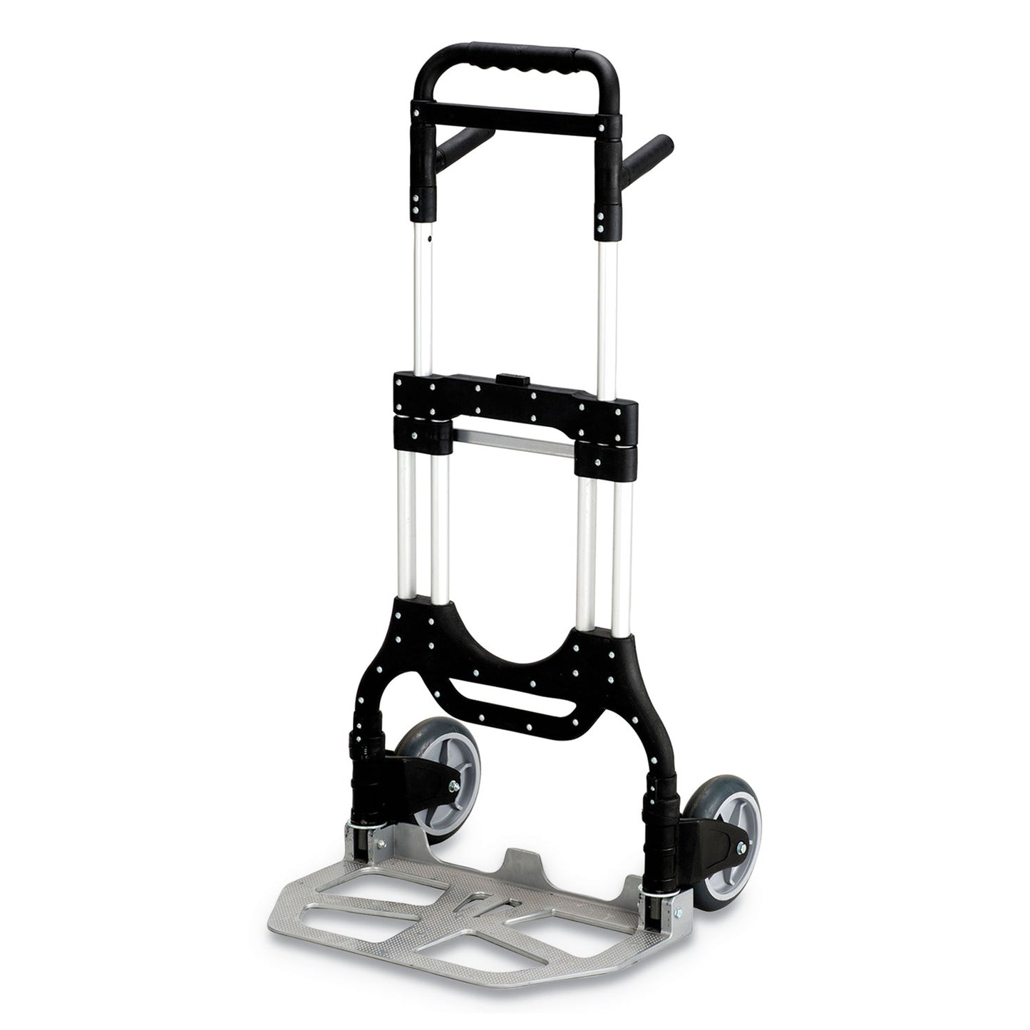 SAF4055NC Stow-Away Heavy-Duty Hand Truck, 500 Lb Capacity, 23 X 24 X 50, Aluminum