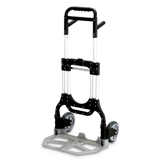 SAF4055NC Stow-Away Heavy-Duty Hand Truck, 500 Lb Capacity, 23 X 24 X 50, Aluminum