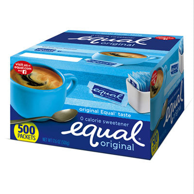 EQL20008699 Zero Calorie Sweetener, 0.04 oz Packet, 500/Box MERISANT COMPANY