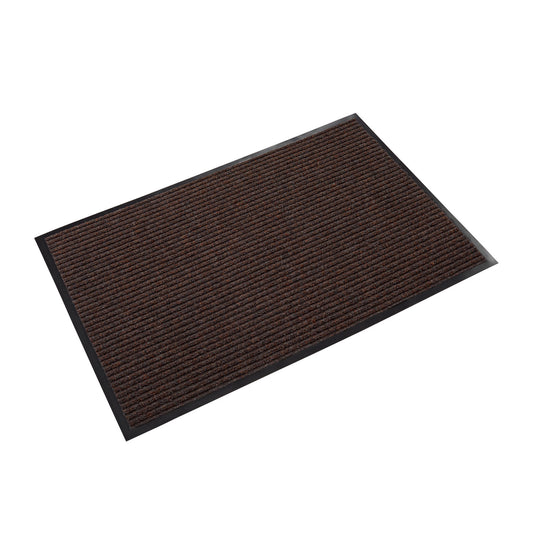 CWNNR0035BR Needle-Rib Wiper/Scraper Mat, Rectangular, Brown Ribbed Surface, 36" x 60"