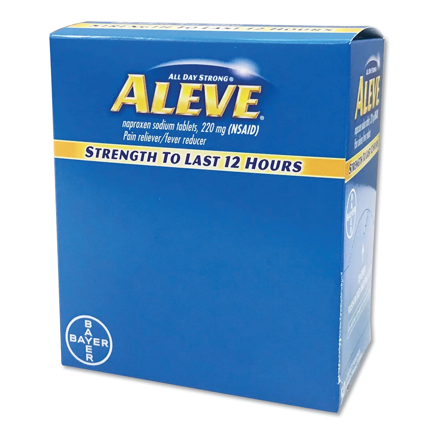 PFYBXAL50 Pain Reliever Tablets, 50 Packs/box Aleve