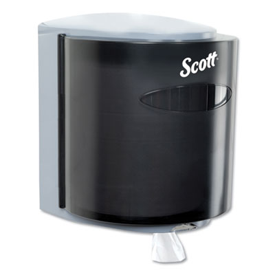 KCC09989 Roll Center Pull Towel Dispenser, 10.3 x 9.3 x 11.9, Smoke/Gray KIMBERLY CLARK