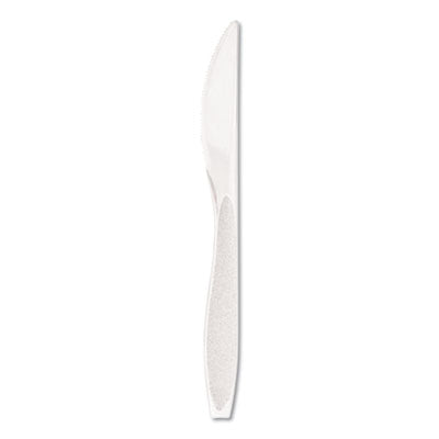 SCCHSWK0007 Impress Heavyweight Full-Length Polystyrene Cutlery, Knife, Plastic, White, 1,000/Carton DART