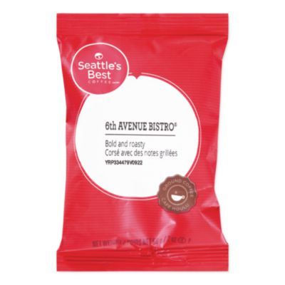 SEA11008560 Premeasured Coffee Packs, 6th Avenue Bistro, 2 Oz Packet, 18/box SEATTLE'S BEST COFFEE, LLC