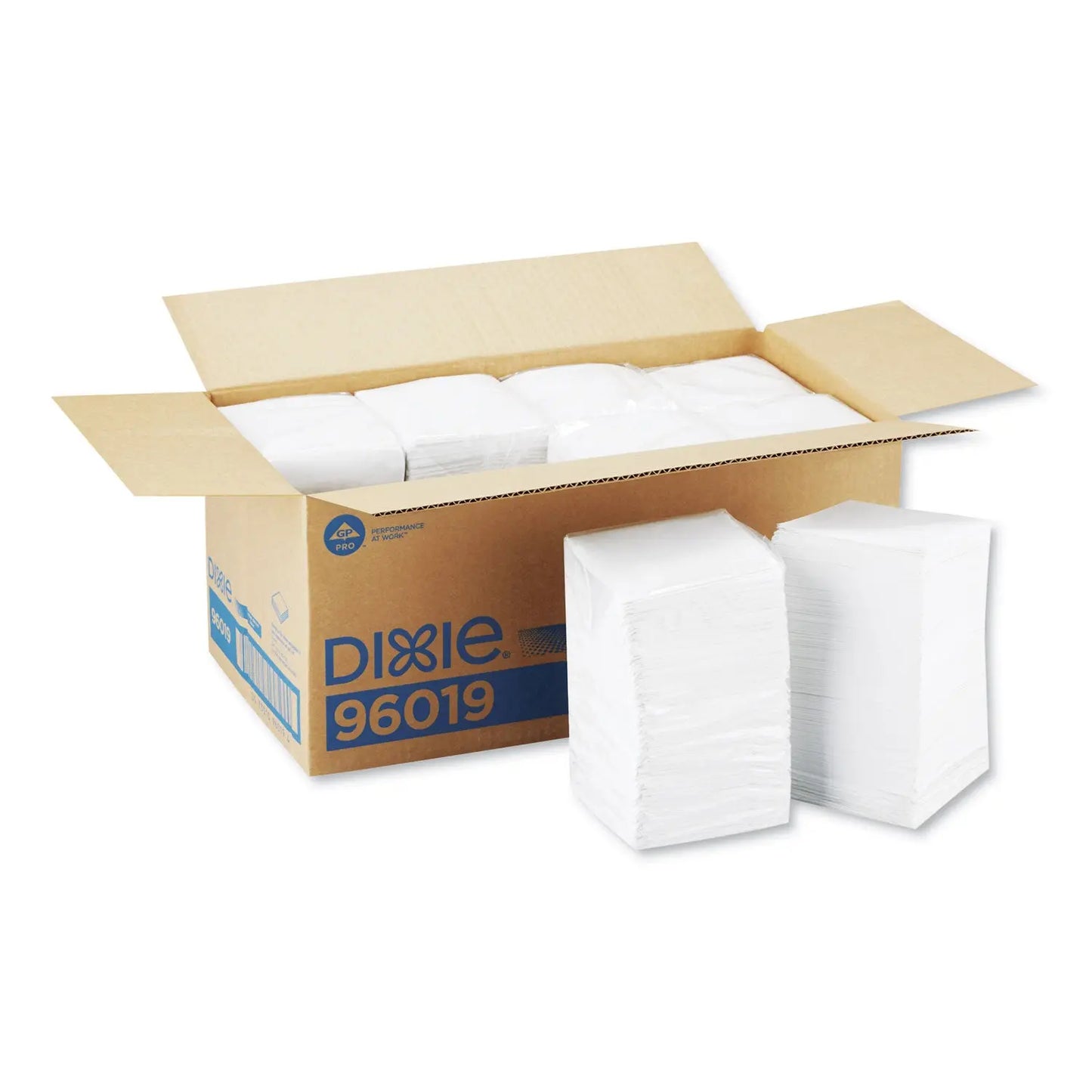 BevNap Beverage Napkins, 1-Ply, 9.5 x 9.5, White, 4,000/Carton Georgia Pacific Professional