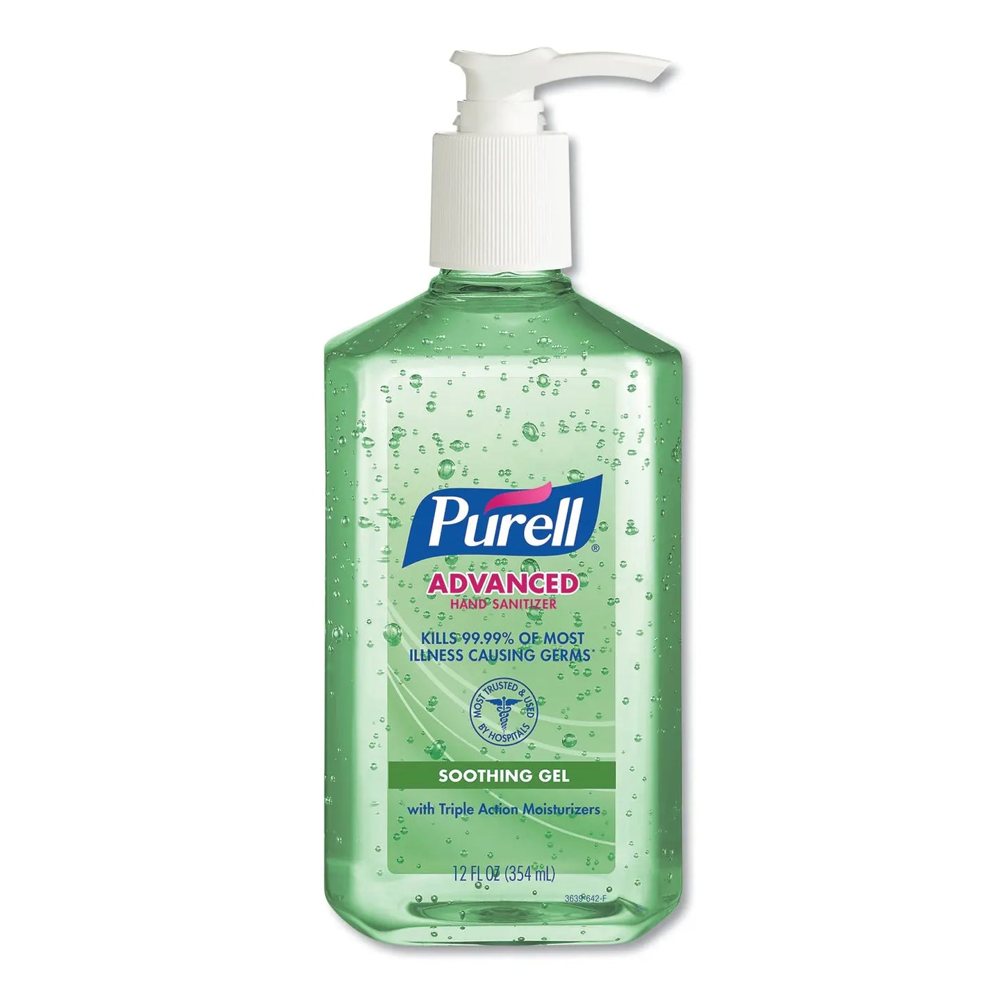 GOJ363912EA Advanced Hand Sanitizer Soothing Gel, 12 oz Pump Bottle, Fresh Scent PURELL