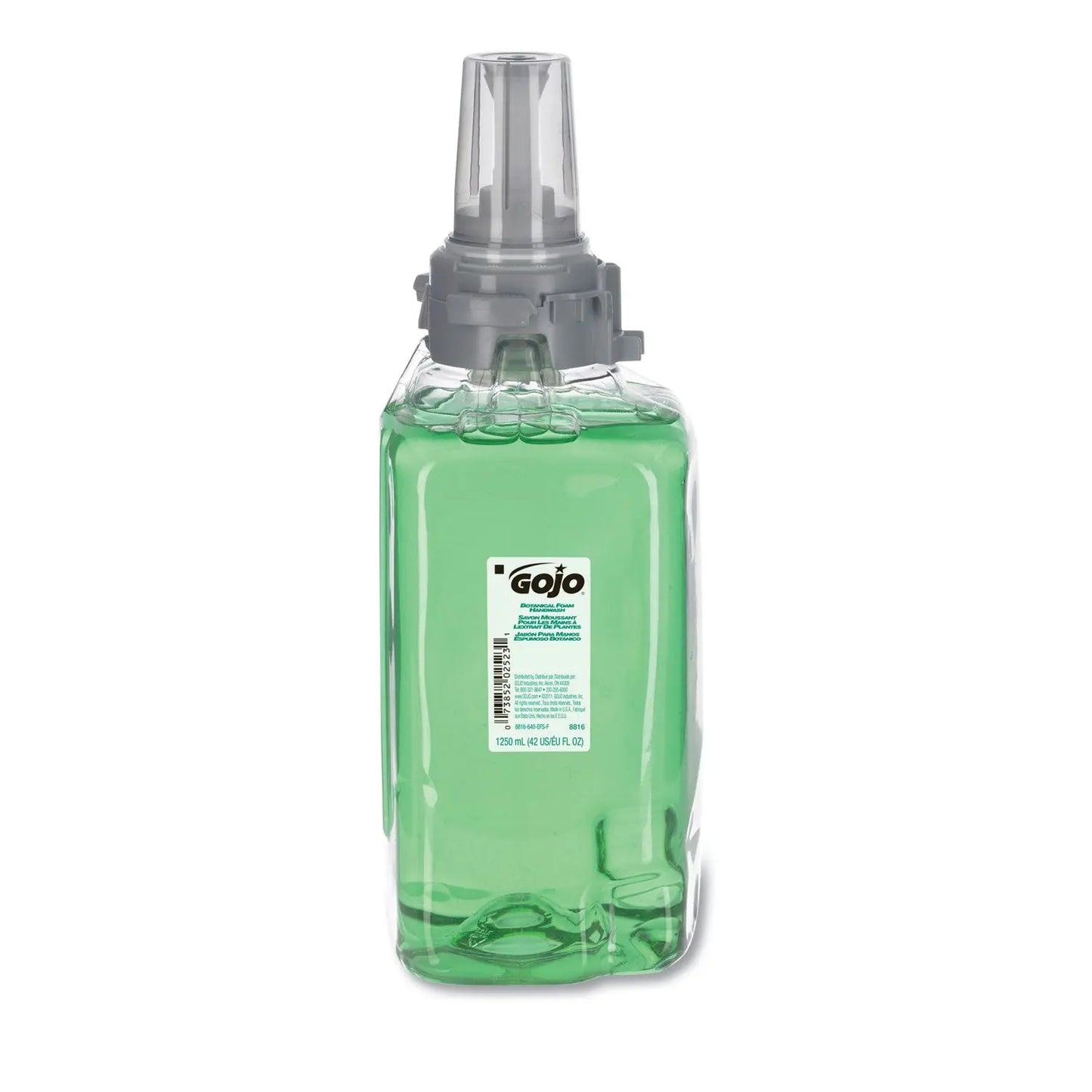 GOJ881603CT Botanical Foam Handwash Refill, For ADX-12 Dispenser, Botanical Scent, 1,250 mL, 3/Carton GOJO