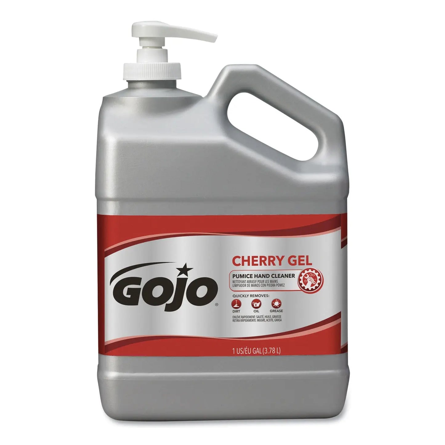 GOJ235802EA Cherry Gel Pumice Hand Cleaner, Cherry Scent, 1 Gal GOJO