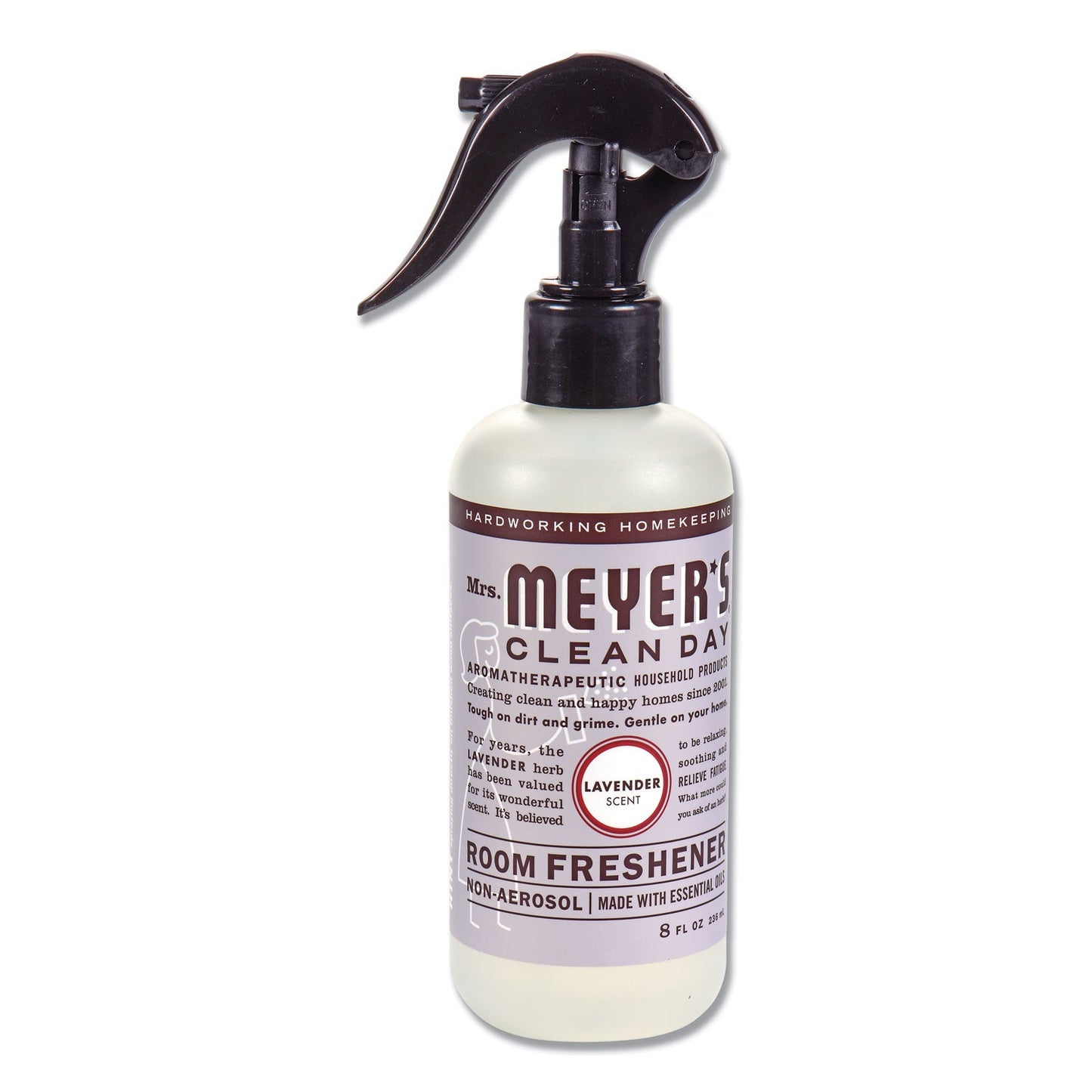 SJN670763 Clean Day Room Freshener, Lavender, 8 Oz, Non-Aerosol Spray, 6/carton Mrs. Meyer's