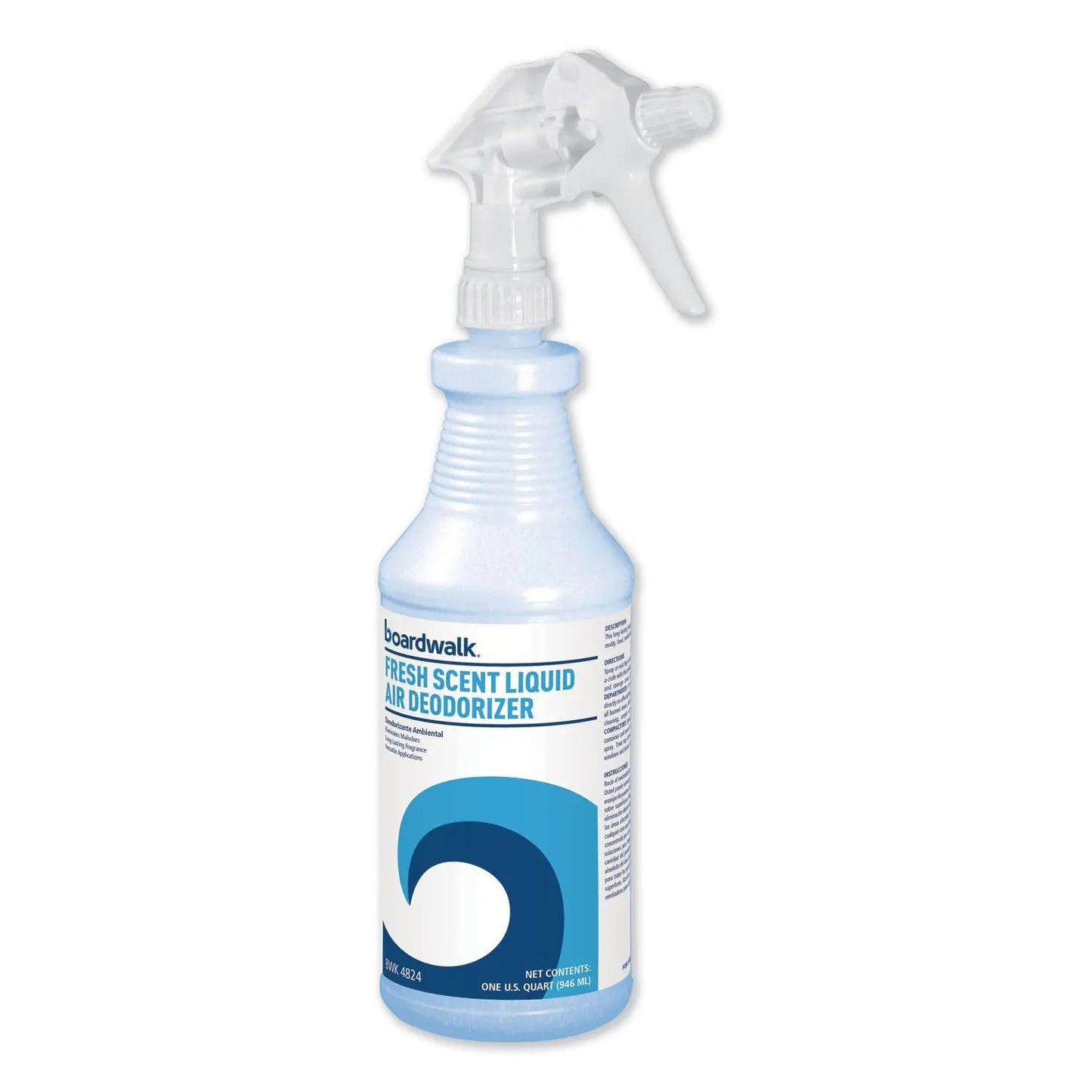 BWK4824EA Fresh Scent RTU Liquid Air Deodorizer, 32 oz Spray Bottle Boardwalk