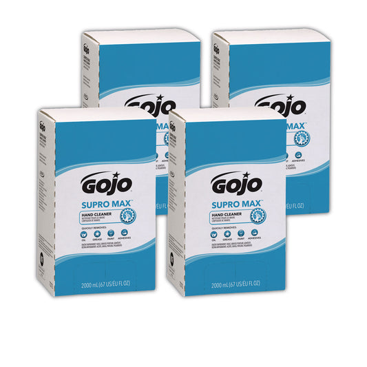 GOJ727204CT SUPRO MAX Hand Cleaner Refill, Unscented, 2,000 mL, 4/Carton