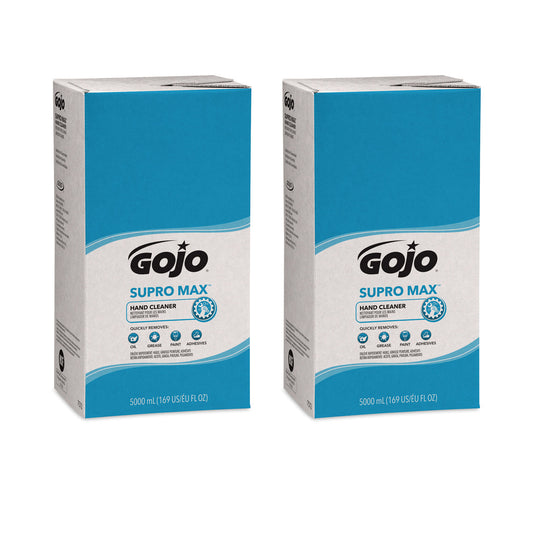 GOJ7572 SUPRO MAX Heavy Duty Hand Cleaner, Refill for GOJO PRO TDX Dispenser, Floral Scent, 5,000 mL, 2/Carton