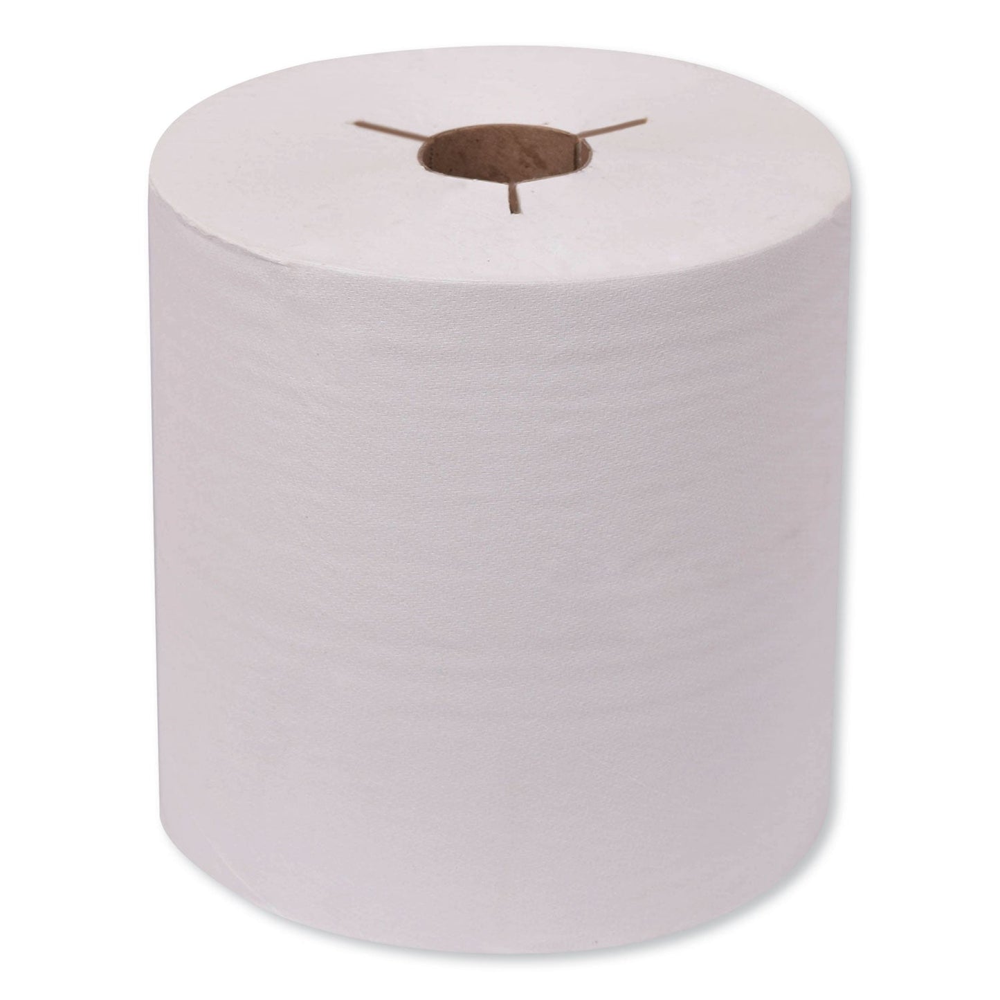 TRK8031400 Universal Hand Towel Roll, Notched, 1-Ply, 8" x 800 ft, Natural White, 6 Rolls/Carton Tork