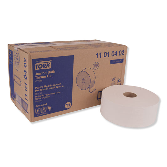TRK11010402 Advanced Jumbo Bath Tissue, Septic Safe, 1-Ply, 3.48" x 2,247 ft, White, 6 Rolls/Carton