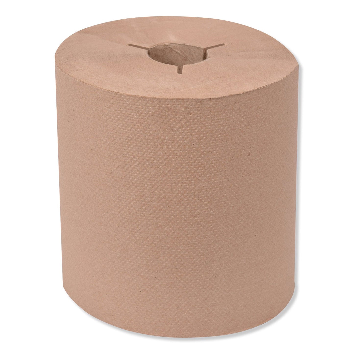 TRK8031000 Universal Hand Towel Roll, Notched, 1-Ply, 8" x 1,000 ft, Natural, 6 Rolls/Carton Tork
