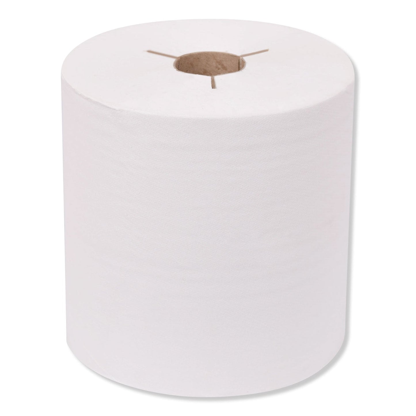 TRK8031900 Universal Hand Towel Roll, Notched, 1-Ply, 8" x 800 ft, White, 6 Rolls/Carton Tork