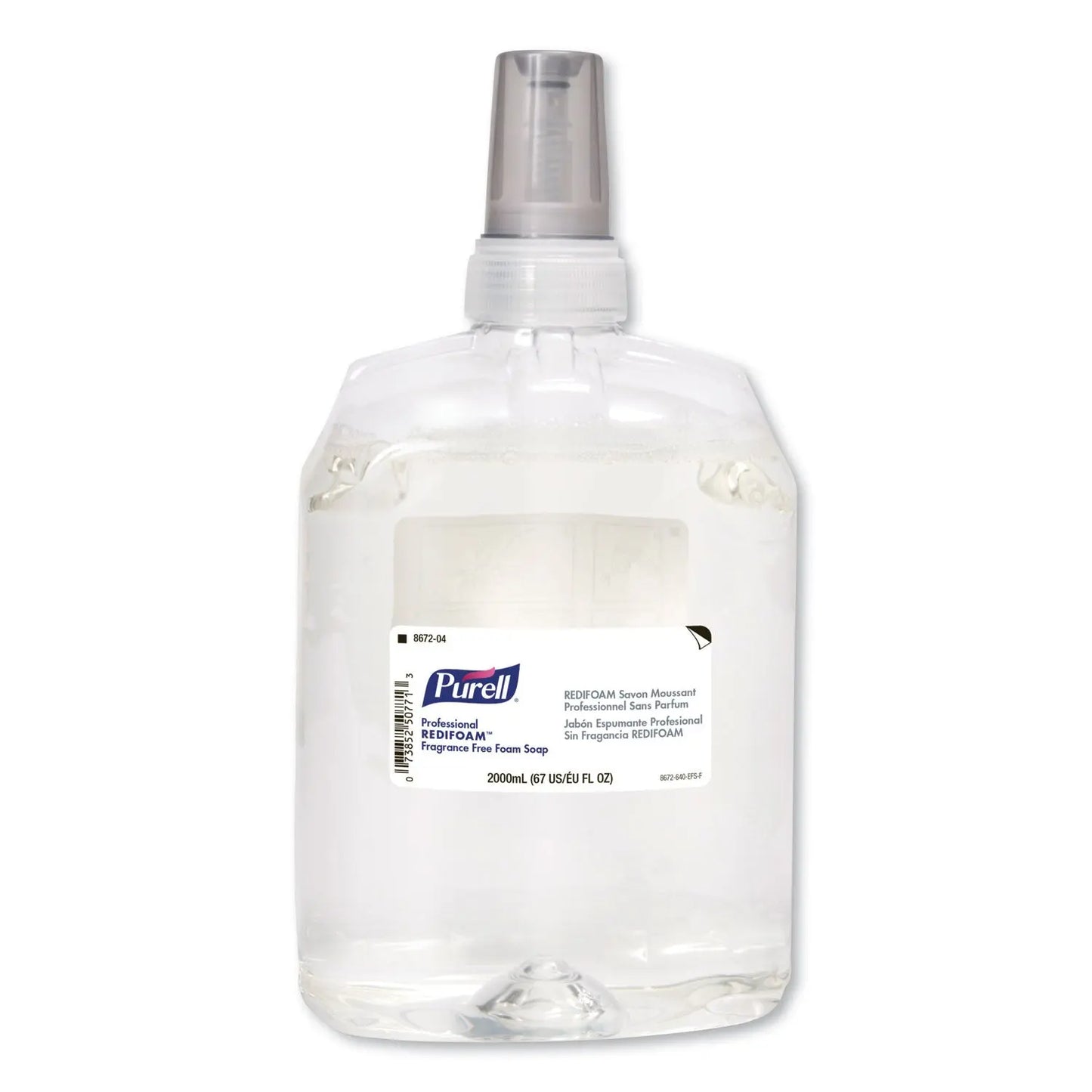 GOJ867204CT Professional REDIFOAM Foam Soap Refill, Fragrance-Free, 2,000 mL, 4/Carton PURELL