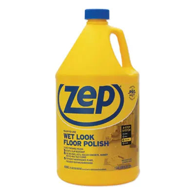 ZPEZUWLFF128EA Wet Look Floor Polish, 1 Gal Bottle ZEP INC.