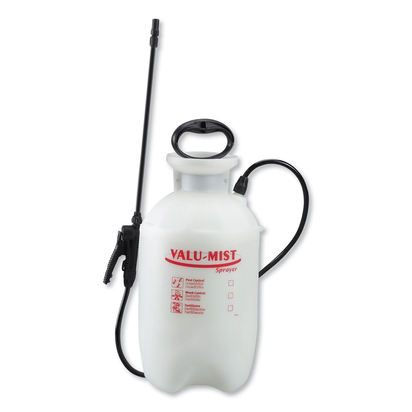 TOC150002 2 Gallon Valu Mist Tank Sprayer, 0.38" x 32" Hose, White TOLCO