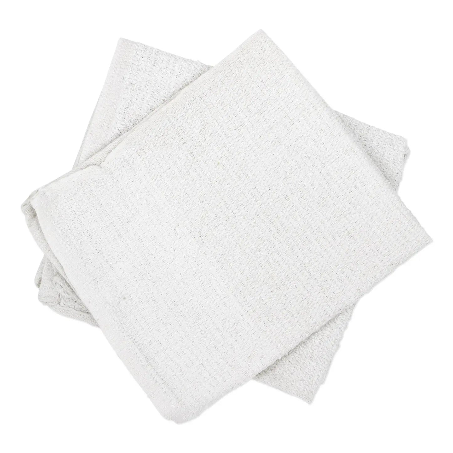 HOS536605DZBX Counter Cloth/Bar Mop, 15.5 x 17, White, Cotton, 60/Carton HOSPECO