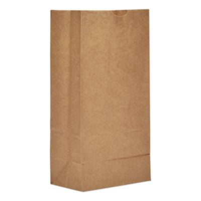 BAGGH8500 Grocery Paper Bags, 8# Size, Heavy-Duty, 50# Basis Weight, 6" x 3.88" x 12.5", Kraft, 500/Bundle