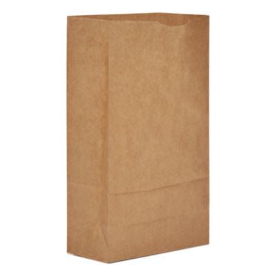 BAGGK6 Grocery Paper Bags, 6# Size, 35# Basis Weight, 5.88" x 3.63" x 11", Kraft, 2,000/Bundle