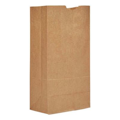 BAGGK20 Grocery Paper Bags, 20# Size, 40# Basis Weight, 8.25" x 5.94" x 16.13", Kraft, 1,000/Bundle