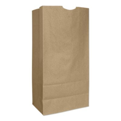 BAGGX16 Grocery Paper Bags, 16# Size, Extra-Heavy-Duty, 60# Basis Weight, 7.75" x 4.75" x 16", Kraft, 500/Bundle