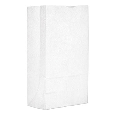 BAGGW12 Grocery Paper Bags, 12# Size, 35# Basis Weight, 7.06" x 4.5" x 12.75", White, 1,000/Bundle