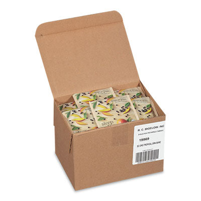 BTCRCB19969 steep Cafe Organic Green Tea, Tropical, 50 Bags/Carton BIGELOW TEA CO.