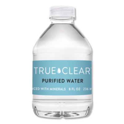 TCL8OZ24CT Purified Bottled Water, 8 Oz Bottle, 24 Bottles/carton
