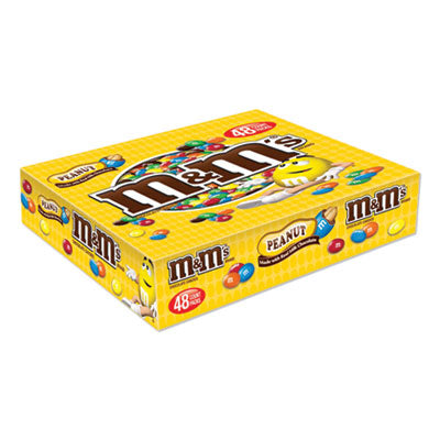 MNM01232 Chocolate Candies, Peanut, Individually Wrapped, 1.74 Oz, 48/box