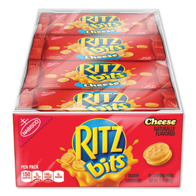 RTZGEN00091 Ritz Bits, Cheese, 1 Oz Pouch, 12/pack NABISCO FOOD GROUP