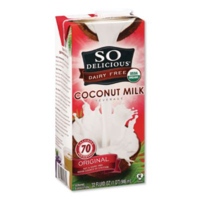 SLKWWI12312 Coconut Milk, Original, 32 Oz Aseptic Box WHITEWAVE FOODS