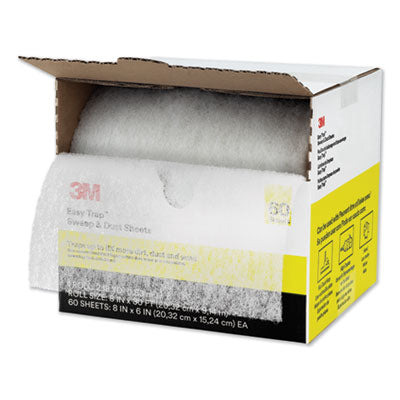 MMM59152WCT Easy Trap Duster, 8" X 30 Ft, White, 60 Sheets/box, 8 Boxes/carton
