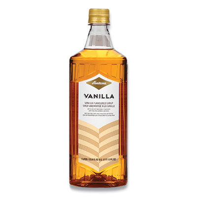 SBK412737675 Flavored Coffee Syrup, Vanilla, 1 L Bottle STARBUCKS COFFEE COMPANY