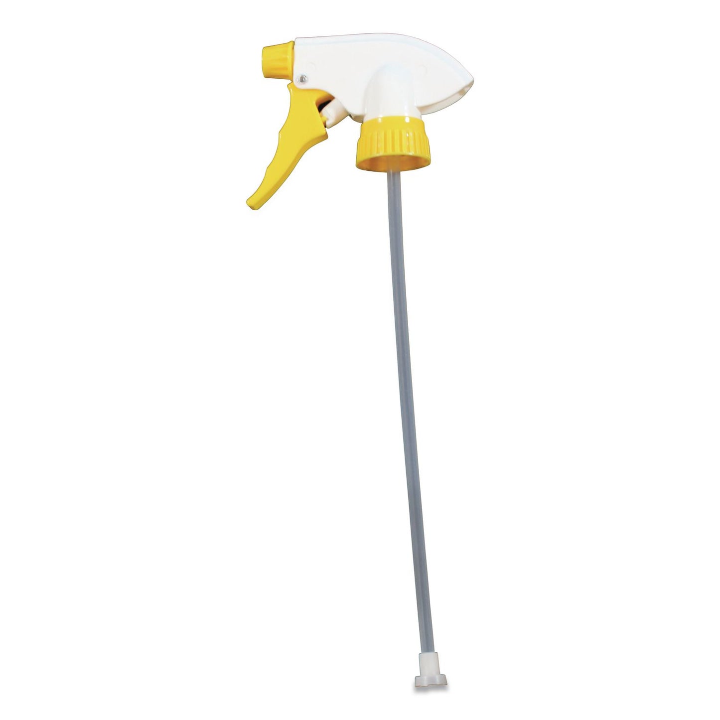 IMP60192491 Chemical Resistant Trigger Sprayer, 9.88" Tube, Fits 32 Oz Bottles, Yellow/white, 24/carton