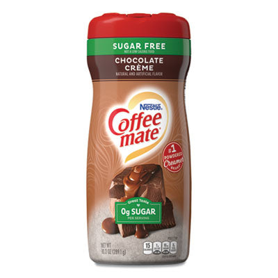 NES59573CT Sugar Free Chocolate Cream Powdered Creamer, 10.2 oz Canister, 6/Carton NESTLE