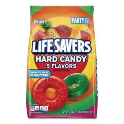LFS28098 Hard Candy, Original Five Flavors, 50 Oz Bag THE WRIGLEY COMPANY