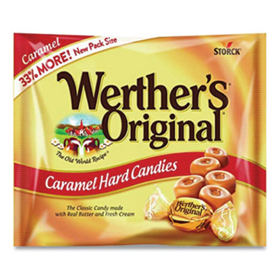 WRT05766 Hard Candies, Caramel, 12 Oz Bag