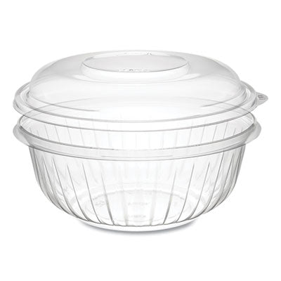 DCCC32BCD PresentaBowls Bowl/Lid Combo-Paks, 32 oz, Clear, Plastic, 63/Pack, 4 Pack/Carton