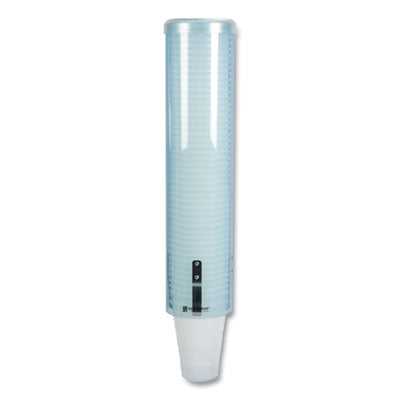 SJMC3260TBL Large Pull-Type Water Cup Dispenser, For 12 Oz Cups, Translucent Blue CFS BRANDS