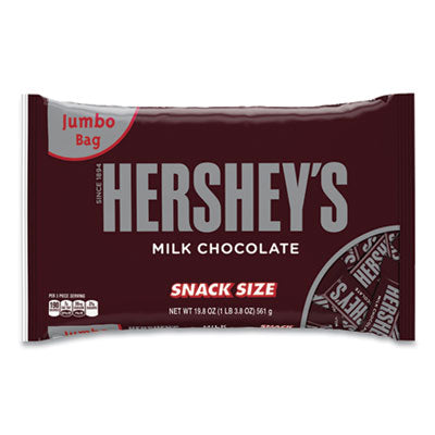 GRR24600010 Snack Size Bars, Milk Chocolate, 19.8 oz Bag