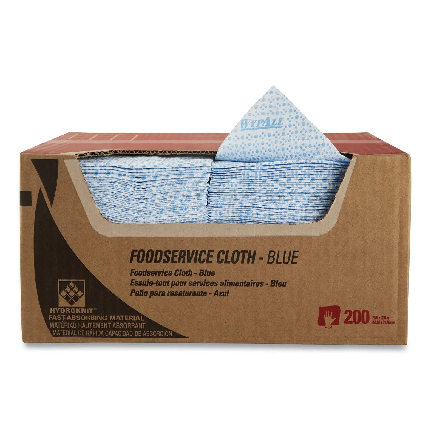 KCC51636 Foodservice Cloths, 12.5 X 23.5, Blue, 200/carton WypAll