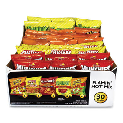 GRR29500007 Flamin' Hot Mix Variety Pack, Assorted Flavors, Assorted Size Bag, 30 Bags/Carton