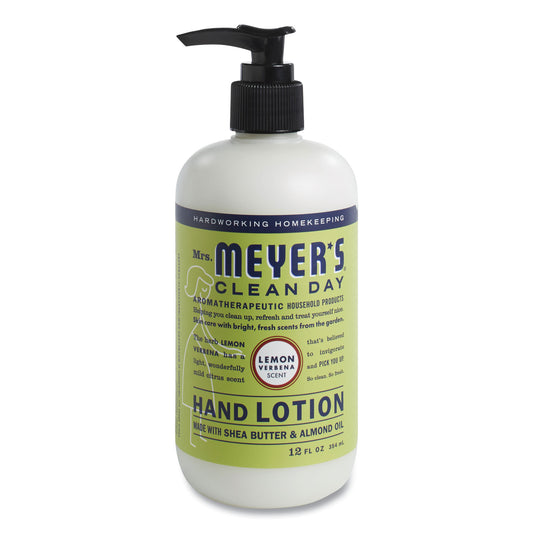 SJN686585 Clean Day Hand Lotion, 12 oz Pump Bottle, Lemon Verbena