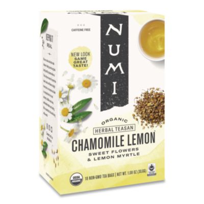 NUM10150 Organic Teas And Teasans, 1.8 Oz, Chamomile Lemon, 18/box