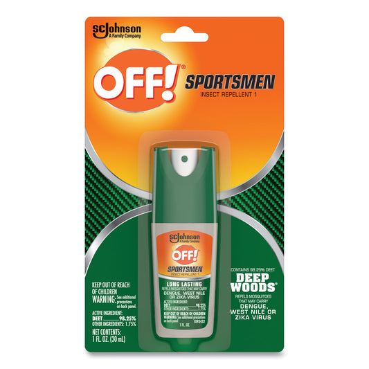 SJN317188 Deep Woods Sportsmen Insect Repellent, 1 Oz Spray Bottle