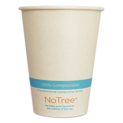 WORCUSU12C Notree Paper Cold Cups, 12 Oz, Natural, 1,000/carton WORLD CENTRIC