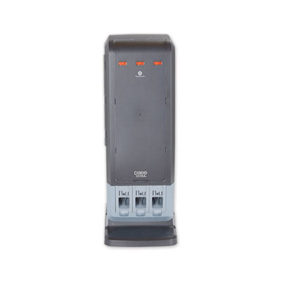 DXEDUSSTDSP3 SmartStock Tri-Tower Dispenser, Holds Forks/Knives/Spoons, 13.16 x 16.07 x 31.03, Black/Gray DIXIE FOOD SERVICE